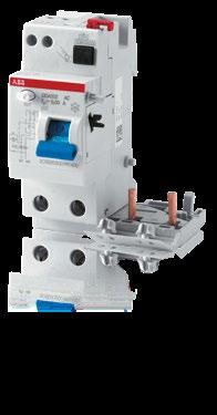 /51 Emergency stop using DDA 00 AE series RCD-blocks type AE Emergency stop using DDA 00 AE series RCD-blocks The AE series RCD-block combines the protection supplied by the RCBOs with a positive