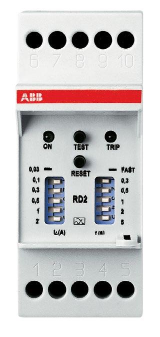 /71 RD residual current relays RD residual current monitors They operate combined with appropriate toroidal transformers (in 9 different diameters).