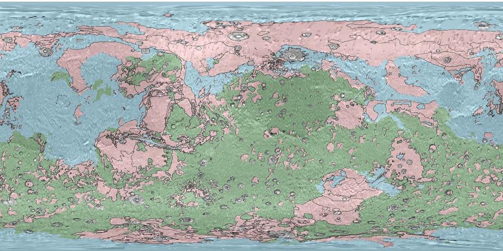 Marineris -8000 m Age Age distribution