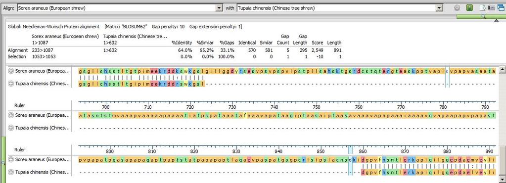Tutorial 2: Aligning transcripts to genes Part A: Comparing results from three multiple alignment methods 1. Extract the contents of the MegAlignProAlignments.zip folder and double-click on DmADH.
