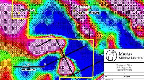 Punt Hill Faults Whistlepig, Woodchuck and Grounhog drill holes intersected IOCG style alteration and mineralisation Gravity anomaly is over 8.