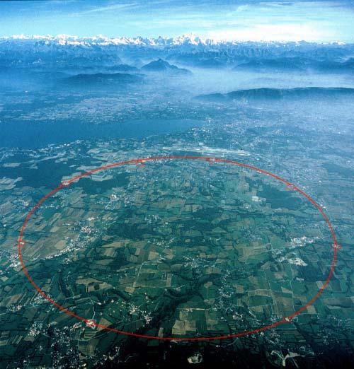 The Large Hadron Collider Mont Blanc Geneva