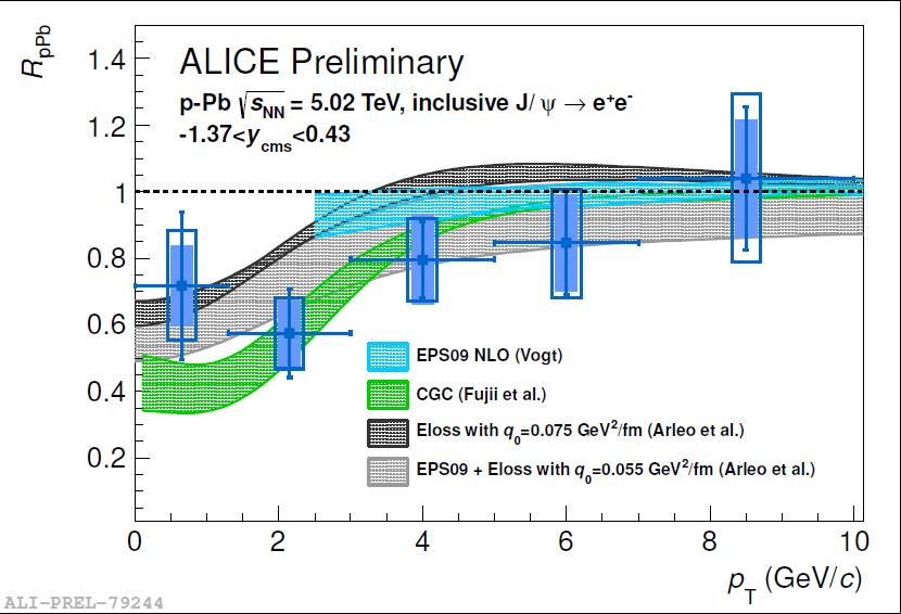 Comparing charmonia and open charm: p-pb ALICE p-pb results, mid-rapidity, p T differential ALICE Coll.