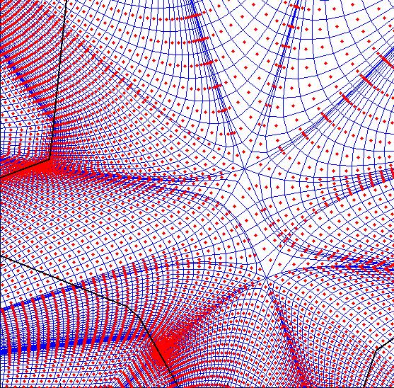 Arbitrary 2D geometry with fluxsurface aligned grid Geometry: arbitrary 2D plasma equilibrium