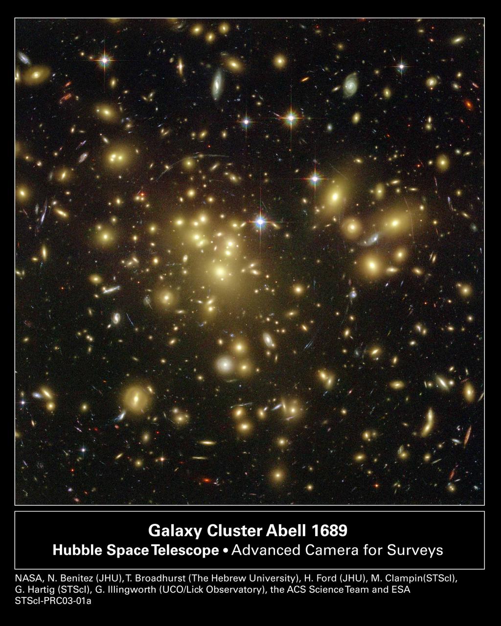 Gravitational Lensing in a Rich Cluster.