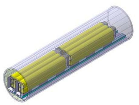 6 Main structures of the designed HTS maglev evacuated tube vehicle system to realize the long-distance super-speed passenger transportation, hydraulic connection equipment is used to complete the