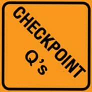 CHECKPOINT THINK... then share What s still fuzzy.