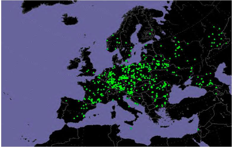There is an EU Severe Hail Data Base: Example 577 reports in