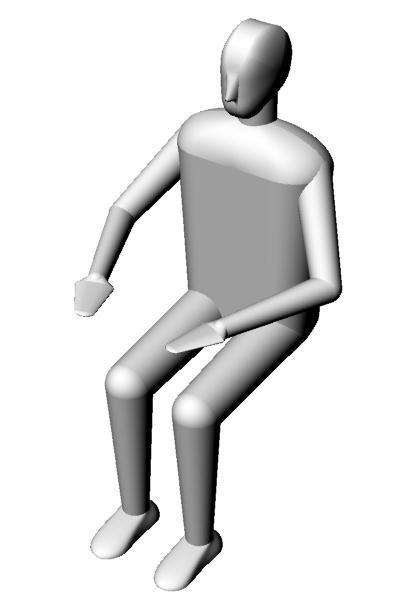 184 Figure 9.1. Simulated human model shown in rendered and wireframe modes. 9.1.2.