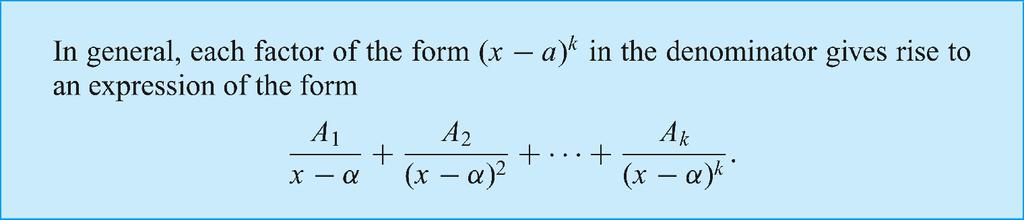 Rational Functions; Partial Fractions The