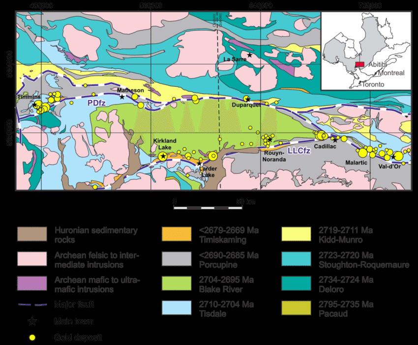 Previous Work: Previous work on the Holloway North property is described as follows: Year Company Name Type of Work MNDM File No. 1983 Bruno Mining Corp. Geol., Prosp.