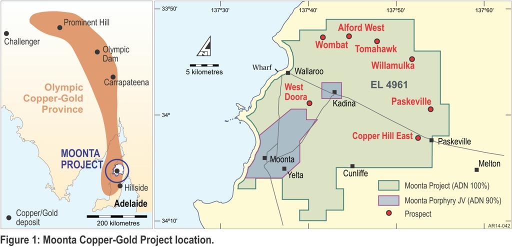 11 August 2014 REVIEW OF HISTORICAL DATA CONFIRMS WEST DOORA AS SIGNIFICANT IOCG PROSPECT MOONTA PROJECT.