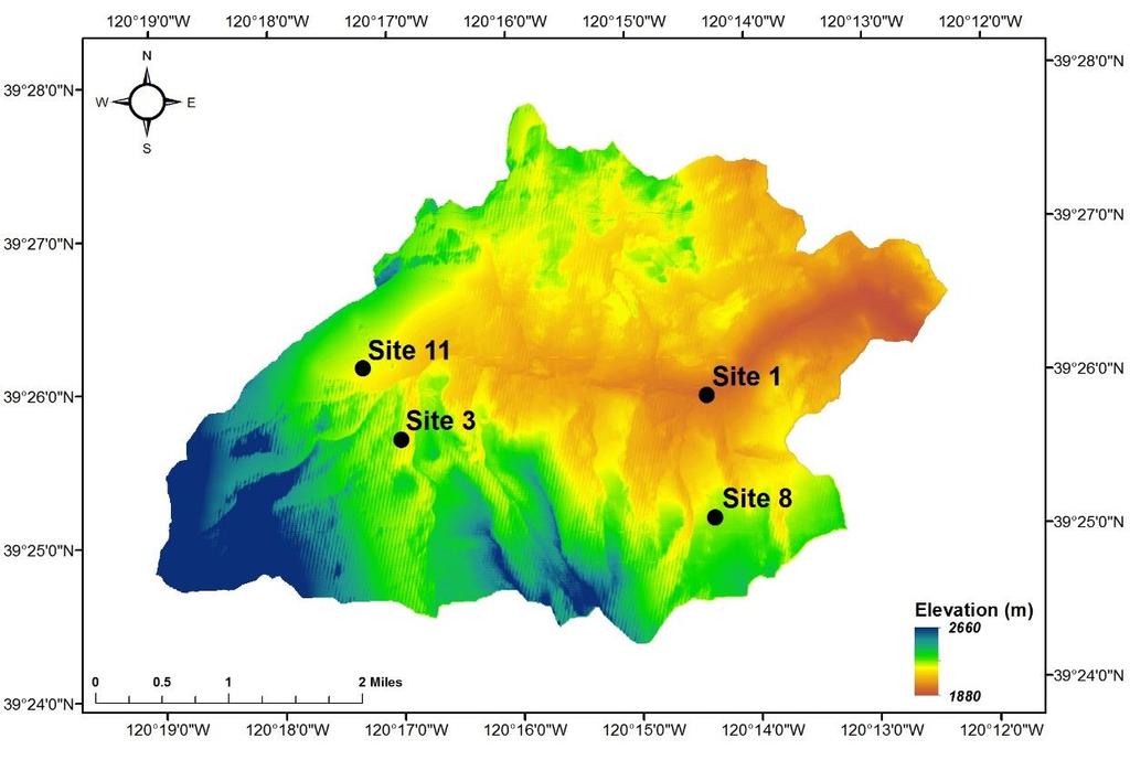 Standardized Precipitation Index (SPI) Study Area Sagehen