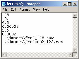 Dodatak: Konfiguracijska datoteka Konfiguracijska datoteka je obična tekstualna datoteka s nastavkom cfg. U njoj se nalaze iznosi parametara i putevi do izvorne i odredišne slike.