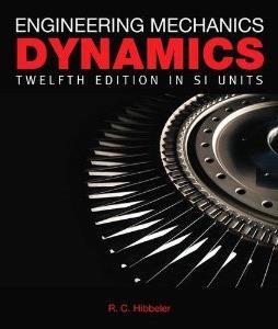 Textbook & References Textbook: HIBBELER, R.C., Engineering Mechanics: DYNAMICS, 14 th Edition in SI units, Pearson-Prentice Hall, 2015.