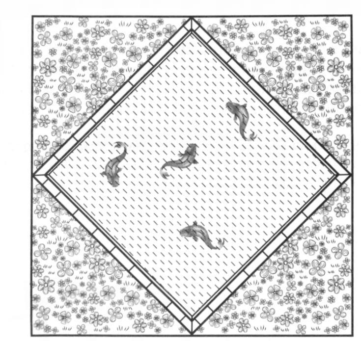 8 c) Rajah 1(c) menunjukkan pelan sebuah kolam ikan di rumah Zairol. Diagram 1(c) shows a design of a fish pond in Zairol s house.