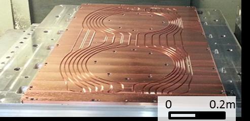 The Plasma grid segments are under final machining phase at the sub-supplier Research Instruments (RI), see Figure 4.17, after complete Cu electrodeposition at Galvano-T.