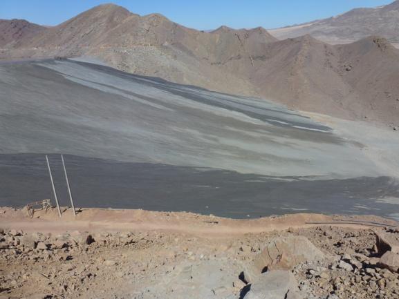 economy. Goal: Sampling of the Las Luces tailings pond (Cu, Au) in Chile 1.