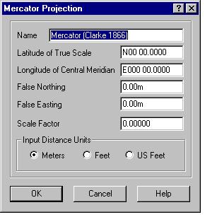 Units Units of measure can be set to Meters, Feet, US Survey Feet or Yards using the radio buttons Scale If there is a scale difference between distances on the ground and distances in the local