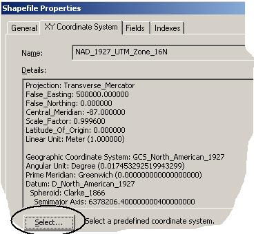 The coordinate system can be changed using ArcToolbox with Projections >Project Tool.