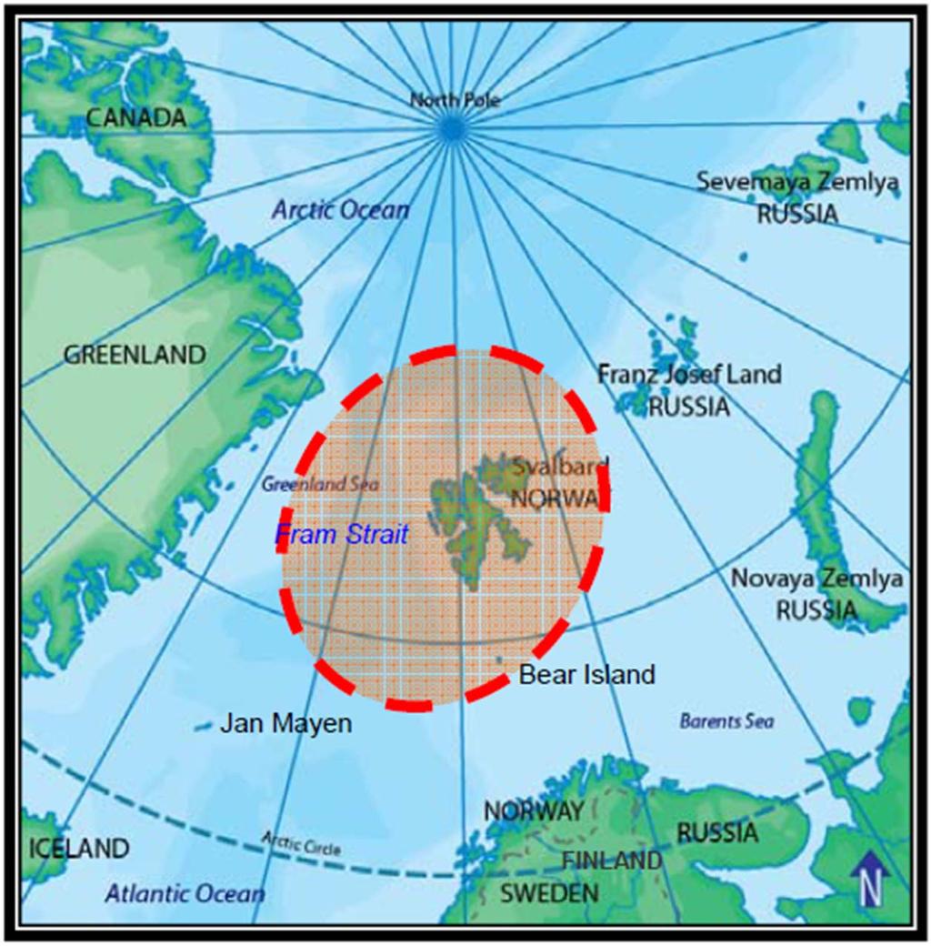 Gegraphical target area f SIOS the main archipelag f Svalbard Small islands: Hpen, Bear Island NW Barents Sea NE