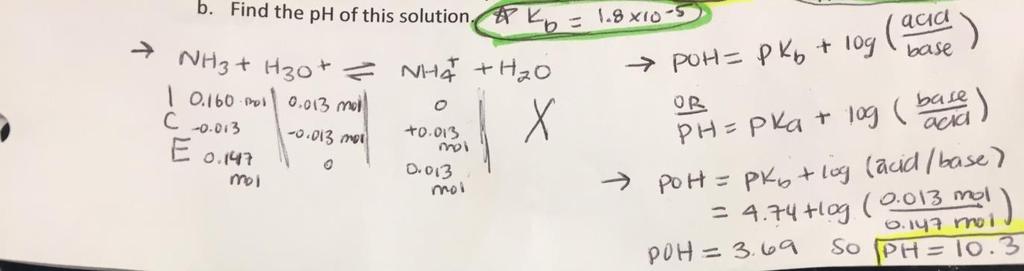4. Write the formula for the conjugate acid of each of the following: a. HSO3 - H2SO3 b. F - HF c. PO4 3- HPO4 2- d. CO HCO + 5. What is the ph of a 0.010 M solution of Ca(OH)2? [OH - ] = 2(0.