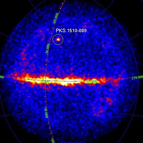 PKS 1510-089 is a radio-loud highly polarized quasar (HPQ) belonging to the class of the flat spectrum radio quasar (FSRQ) in terms of its spectral energy distribution.