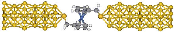 molecules Spin active molecule Cobaltocene spin filter: