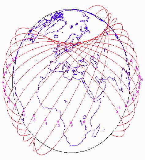 Keby Zem mala sféricky symetrický gravitačný potenciál V=GM/r, dráha družice by sa nemenila.