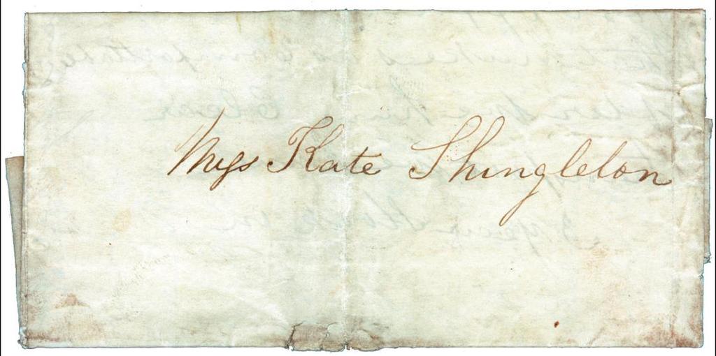 THE ARCTIC to GREAT BRITAIN FRANKLIN S EXPEDITION 1845 A cover dated Sunday, July 6, 1845 at Whale Fish Island in Davis Strait between Baffin Island and Greenland to England carried by favour from