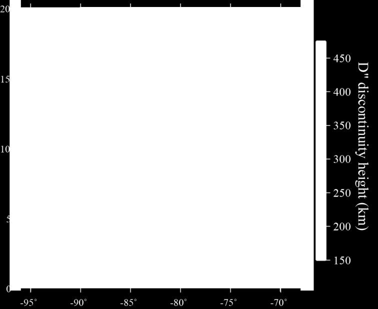 Dʺ discontinuity height using a