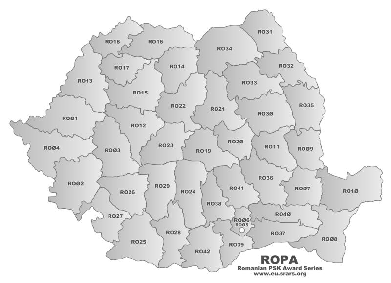 Prefix County Name EU Area YO2 Arad County RO01 YO2 Caraş-Severin County RO02 YO2 Hunedoara County RO03 YO2