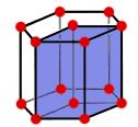 Bravais lattice Example: close packed structure hexagonal