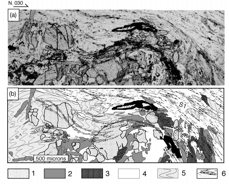 GANNE et al. HIGH-PRESSURE METAMORPHISM, WESTERN ALPS Fig. 6. Structural and mineralogical evidence to argue that D 1 (i.e. the first Alpine deformation recognized in the basement) and M 1 (i.e. the peak of Alpine metamorphism recorded by typical HP mineral assemblages) are synchronous.
