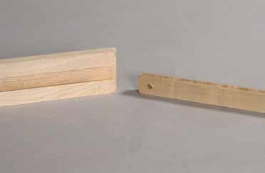 MORTISE AND TENON JOINTS Kincaid s case construction features mortise and tenon joinery, a time-proven method of