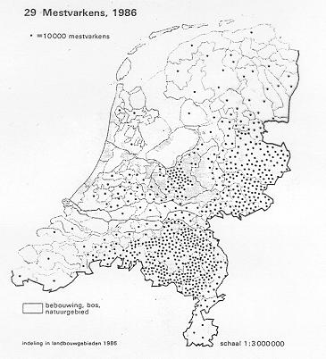 Map types 3 Dot Location of pigs in the Netherlands = 10.