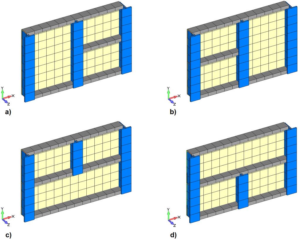 Figure 2.16: Girder elements for the Stress Check Model 2.2.5 Define Panel Elements Between Stiffeners A key feature of the Stress Check Model is the algorithm to detect the panel sizes.
