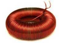 Toroidal coil For our final example, consider a wire coil wound around a torus rather than a