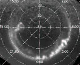 WIC images for an IMF triggered substorm that followed 40 min of IMF B 10 nt are shown in the