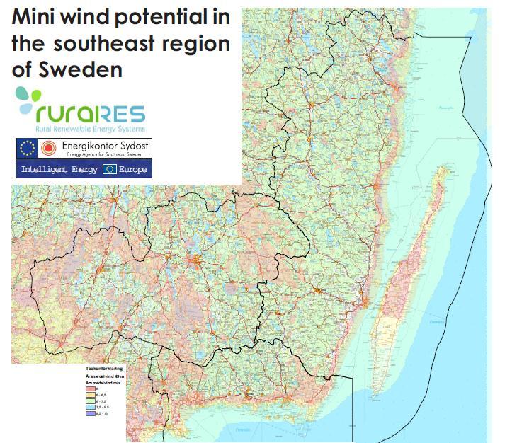 2 Mapping of potential for mini-wind This chapter describes how GIS-maps for identification of mini-wind potential have been produced.