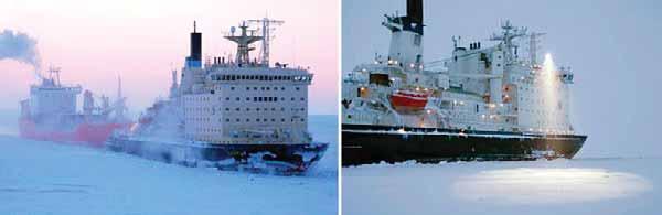 Navigating ice covered waters Trans-Arctic shipping along NSR a new reality?