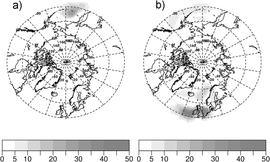 15 JANUARY 2013 B R A C E G I R D L E A N D S T E P H E N S O N 677 FIG. 5. Spatial distribution of Cook s distance for (a) model 5.8 and (b) model 3.10. Acknowledgments.