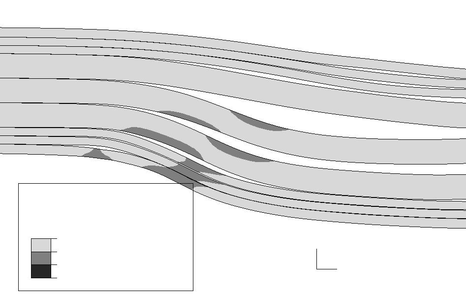 110 Logarithmic strain development during folding LE, LE11 (Ave. Crit.: 75%) +1.
