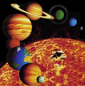 Our solar system consists of the sun and everything that travels around it. Planets and moons do not emit their own light. They are nonluminous.