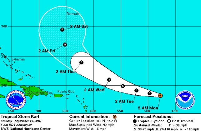 Tropical Outlook - Atlantic Tropical Storm 