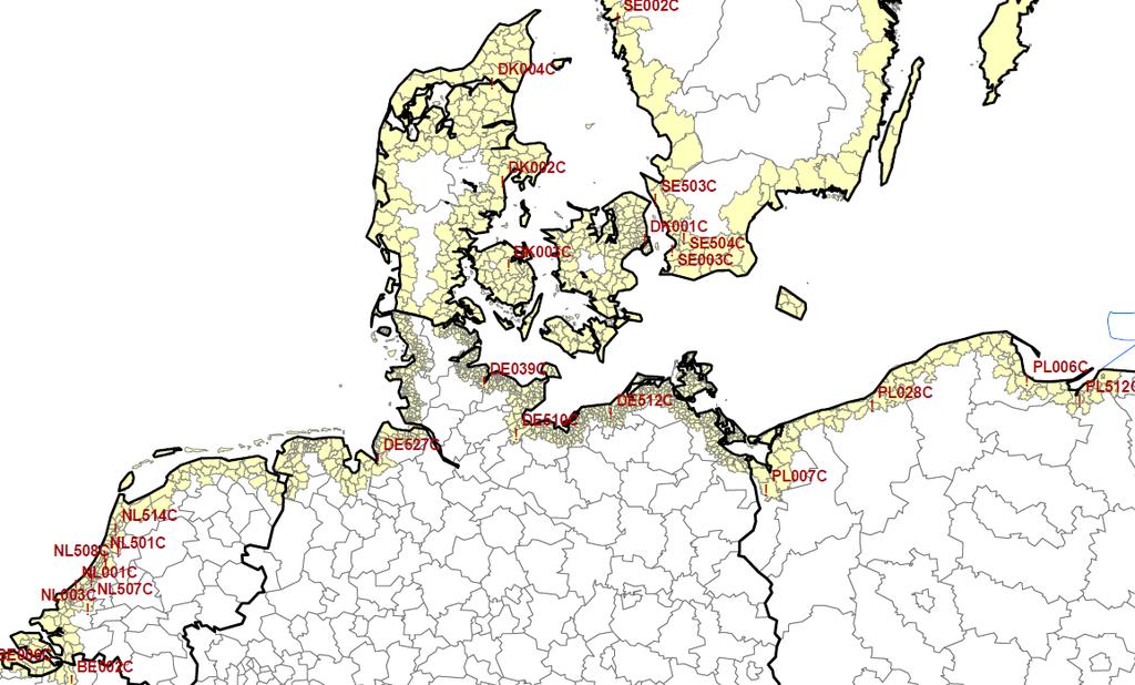 Study Design Study Design - Standardized Online-Survey - Sample - Countries: NL, D, DK, PL - Coastal Municipalities - Spatial Planning / Coast Protection - Gross-Sample: 7249