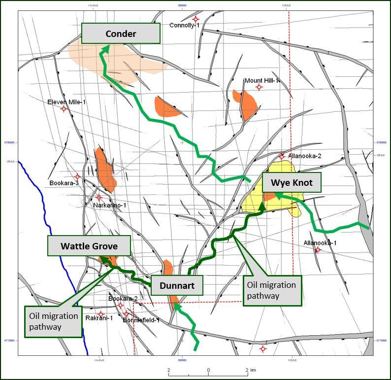 In parallel, Key is evaluating the merits of the Wattle Grove lead and the potential drilling of an up-dip exploration well from Wattlegrove-1 which had oil shows.