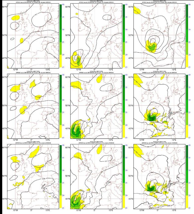 P+12 28/02/2010-12UTC P+24 29/02/2010-00UTC ERA-Interim forecast ARPEGE