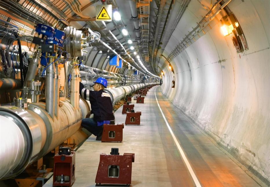 LHC dipoles (1232 of them) operating at 1.9K 7TeV 8.