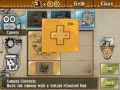 20 Touch Screen (Game Menu) While in the Game Menu, on the Touch Screen you can customize panels and register them as a set, as well as expand the map.